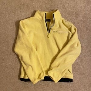 Yellow Quarter Zip Sweatshirt